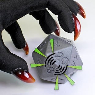 Talking d20 20-Sided Gaming Die