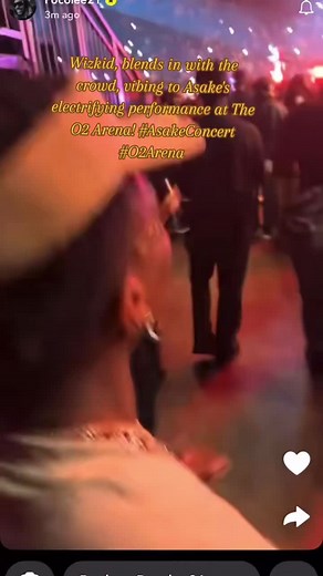 Wizkid Vibing to Asake's Electrifying Performance at The O2 Arena!
