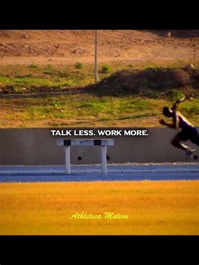 Stop Talking and Start Working: Usain Bolt's Motivation