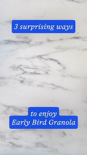 3 comments | Granola on yogurt was just the beginning! Our friends at @earlybirdfoods showed us some fun new ways to use their salty-sweet mix. Find their small-batch granola now under our Breakfast menu. | Blue Apron | Facebook