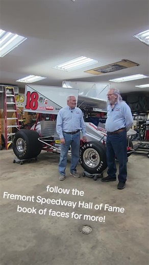 we have fun learning about the tracks history on the Fremont Speedway Hall of Fame book of faces! follow them for longer videos! #dirttrackracing #history #victory #motorsport #racing