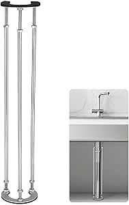 yeesport 304 Stainless Steel Adjustable Sink Brackets, Support Legs for Washbasin Never Fall Sink Repair Supply for Kitchen and Bathroom, Hand Basin Supporting Brackets Sink Mounting