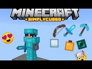 Best Simply Cubed Texture Pack For MCPE (1.17 // 1.18 +)