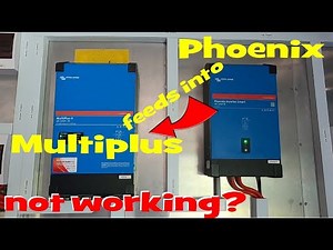 Too much inductive load for Victron Phoenix and Multiplus?