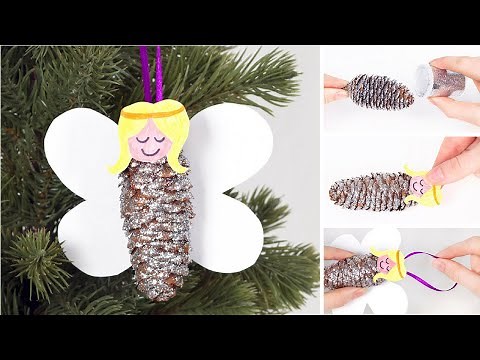 How To Create Your Own Pine Cone Angel