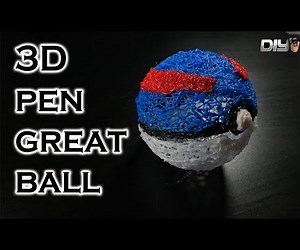 DIY Pokeball Using 3D Pen