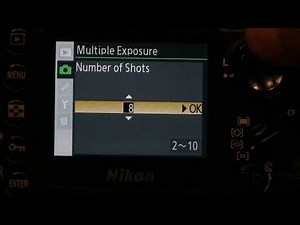 Nikon D200 | How to access the multiple exposure mode