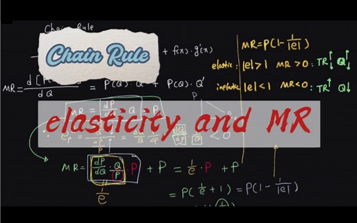 Microeconomics｜Price Elasticity of Demand vs. Marginal Revenue