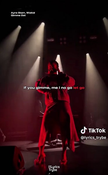 Wizkid & Ayra Starr - Gimme Dat: Lyrics Video