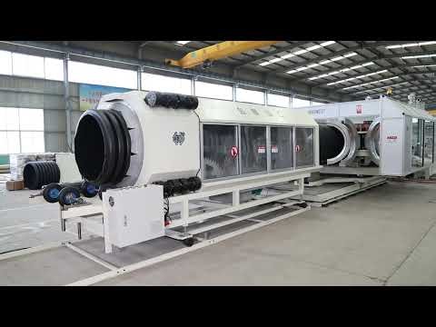 SL800 Double Wall Corrugated Pipe Extrusion Line | Large Diameter HDPE Pipe Machine | Suba Machinery