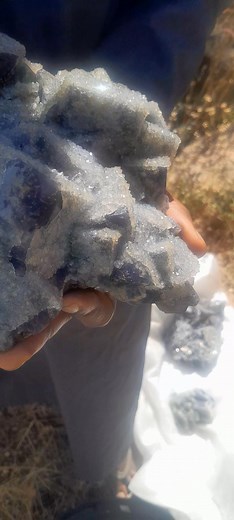 En Route:: Quartz/Pyrite over Fluorite | Jeff Chastain