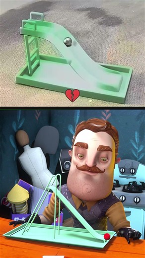 Hello Neighbor VS 300 IQ Optical Illusion Challenge 200 IQ #shorts #helloneighbor #animation