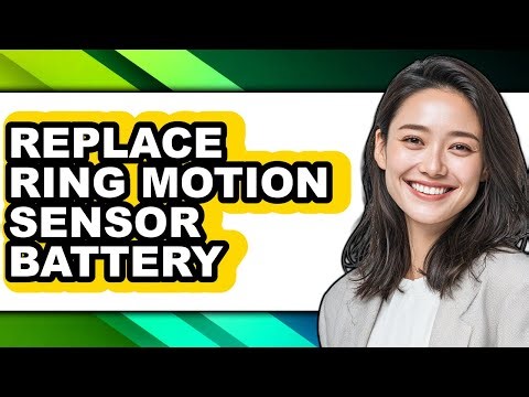 How to Replace Ring Motion Sensor Battery (easy Method)