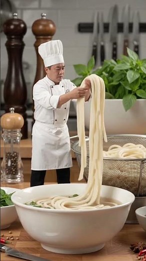 Tiny Chef Makes a GIANT Bowl of Vietnamese Pho! Full recipe in the description!