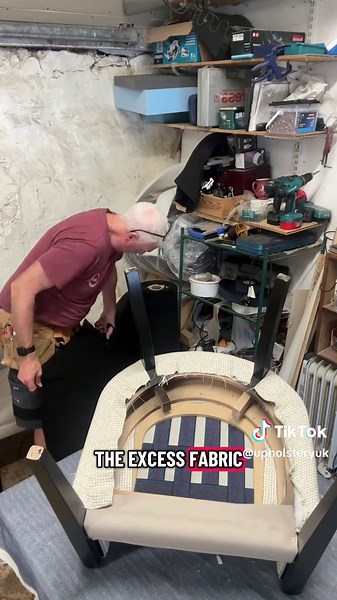 Here is the final video of this beautiful chair.#tutorial #learnontiktok #chair #teachersoftiktok #tutorials