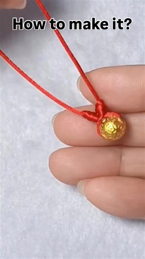CraftCharms | DIY Jewelry Tutorials | How to tie a pendant?#foryoupage❤️😍 #diy #handmade #howto #pendant | Instagram
