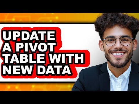 How to Update a Pivot Table with New Data (easy Method)