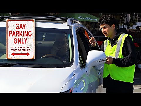 Gay Parking Only Prank! (Compilation)