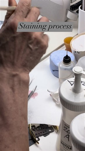 Staining: Bringing Life to Every Ear at Sakura Prosthetics, each custom-made ear prosthesis for microtia patients is hand-stained with precision, layer by layer, to perfectly match natural skin tones. This meticulous coloring creates a realistic, lifelike appearance that restores confidence and harmony to the face.#SakuraProsthetics #Microtia #EarProsthesis #HandStained #LifelikeProsthesis #RestoringConfidence | Sakura Prosthetics Medical Services