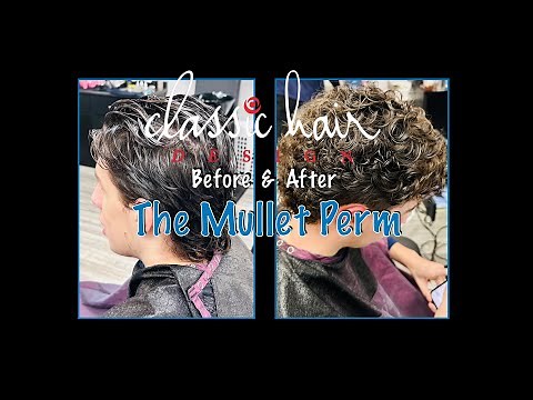 The Modern Mullet Perm - Before & After