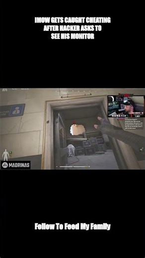 ImOw gets caught cheating after hacker asks to see his monitor! #ImOw #Cheatingdrama #Arenabreakout