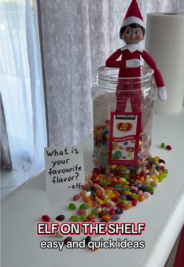 Easy and Quick Elf on the Shelf Ideas