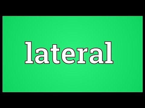 Lateral Meaning