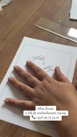 Faire-part mariage élégants par Alita Évent