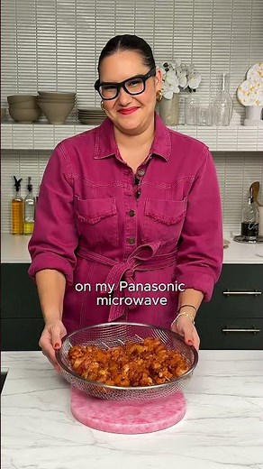 Marion's Garlic Parmesan Chicken Skewers | Panasonic NN-CD88 Microwave