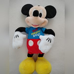 Mickey Mouse Plush Toy - Red, Yellow, Black