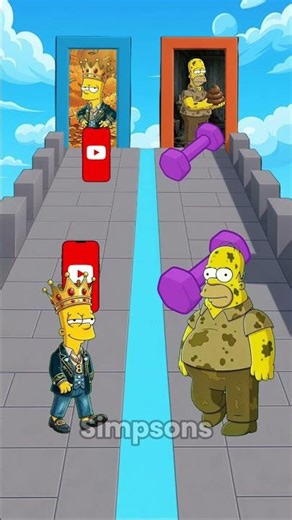 POV 🍔💵🥰 Homer + Bart - Rich pool or Poor pool �9 | #simpsons