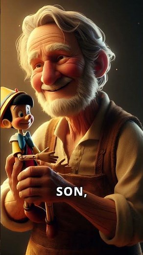 Pinocchio’s Birth: The Magical Beginning | Episode 1 ✨ #Pinocchio #PinocchioStory #Geppetto