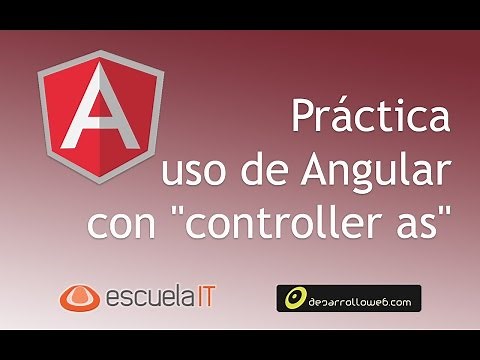 Práctica uso de Angular con "controller as"