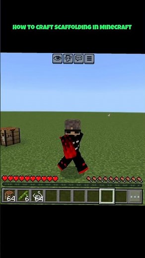 How to Craft Scaffolding in Minecraft! 🏗️ Easy Recipe (1.21+)