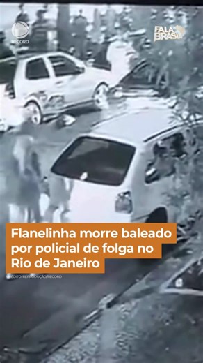 60K views · 14K reactions | Um flanelinha morreu depois de ser baleado por policial de folga no Rio de Janeiro. O motivo do disparo foi uma briga por vaga na rua. Após a discussão, o guardador de carros aparece com uma arma de brinquedo e ameaça o agente, que reage e atira no homem. Não há informações se o atirador recebeu algum tipo de punição.  Assista à reportagem completa do #FalaBrasil em R7.com/falabrasil | Fala Brasil | Facebook