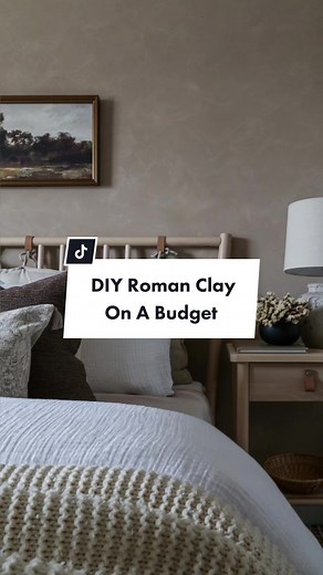 DIY Roman Clay Wall Treatment on a Budget