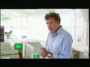 Jeremy Clarkson Smashing Up His Laptop.