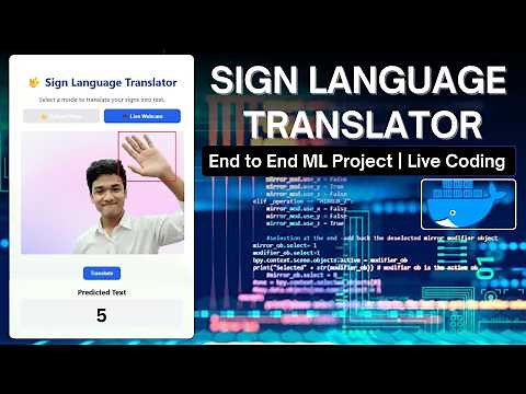 How I Built a 🤟 Sign Language to Text Translator 🔥 | Computer Vision + Machine Learning Project