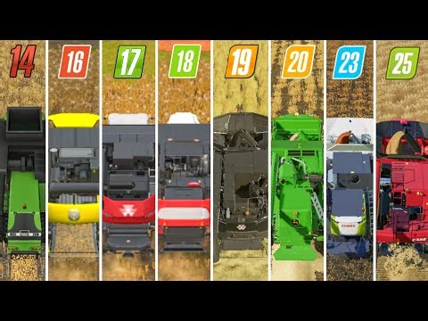 Fs14 vs Fs16 vs Fs17 vs Fs18 vs Fs19 vs Fs20 vs Fs22 vs Fs23 vs Fs24 vs Fs25 | Harvesting |Timelapse