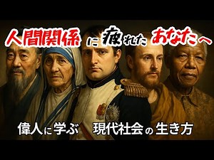 [Learning from great people about how to live in modern society] For those who are tired of human...