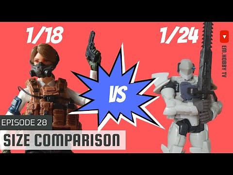 1/18 SCALE VS 1/24 SCALE | SIZE COMPARISON