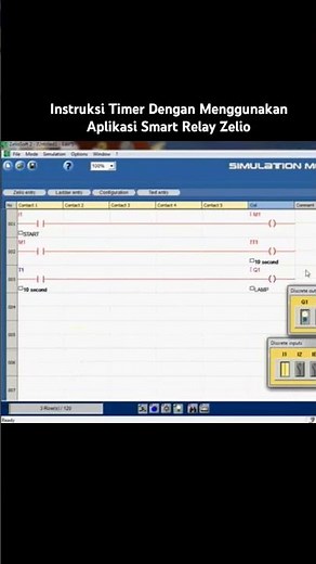 Instruksi Timer Dengan Menggunakan Aplikasi Smart Relay Zelio