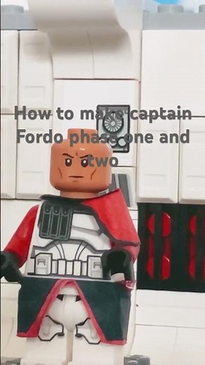 How to make captain Fordo phase 1 and 2￼#clonewars#lego