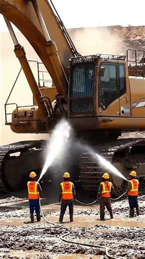 Washing a 400-Ton Giant 😳💦