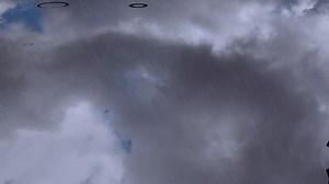 Rain Falling Sky Heavy White Clouds Stock Footage Video (100% Royalty-free) 9419870 | Shutterstock