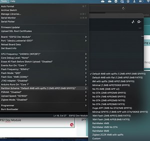 Actualizar las particiones RainMaker en las placas ESP32