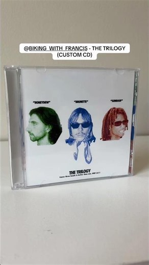Biking With Francis - THE TRILOGY (Custom CD) #bikingwithfrancis #cd #customcd #shorts