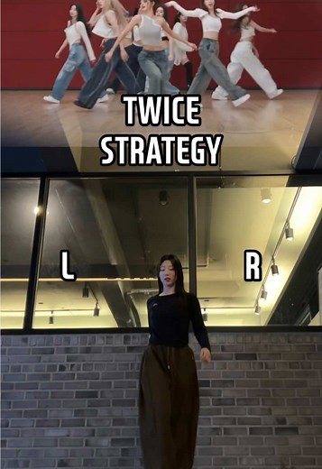 mirrored #TWICE #STRATEGY #dance