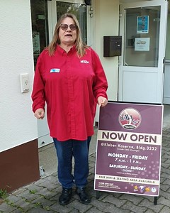 Welcome Back to the Java Café on Kleber Kaserne! Kleber Java has reopened! Customers have already been here to get their coffee fix. For customers who say "Welcome Back," they will receive 20% off of their order today to Friday, May 17 to 19. This discount will apply to Starbucks branded coffee, tea, & Frappuccino drinks. They are open today until 1 p.m. Their hours are 7 a.m. to 1 p.m. We hope to see you here for your morning coffee. | Rheinland-Pfalz Army MWR - Kaiserslautern