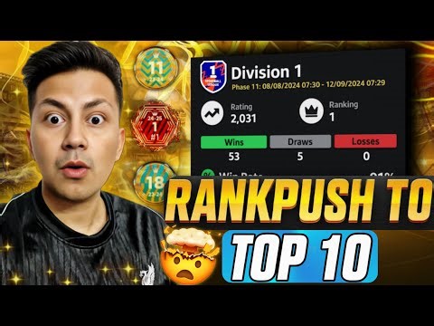 🚨Rankpush To Top 10 in Main Account LIVE